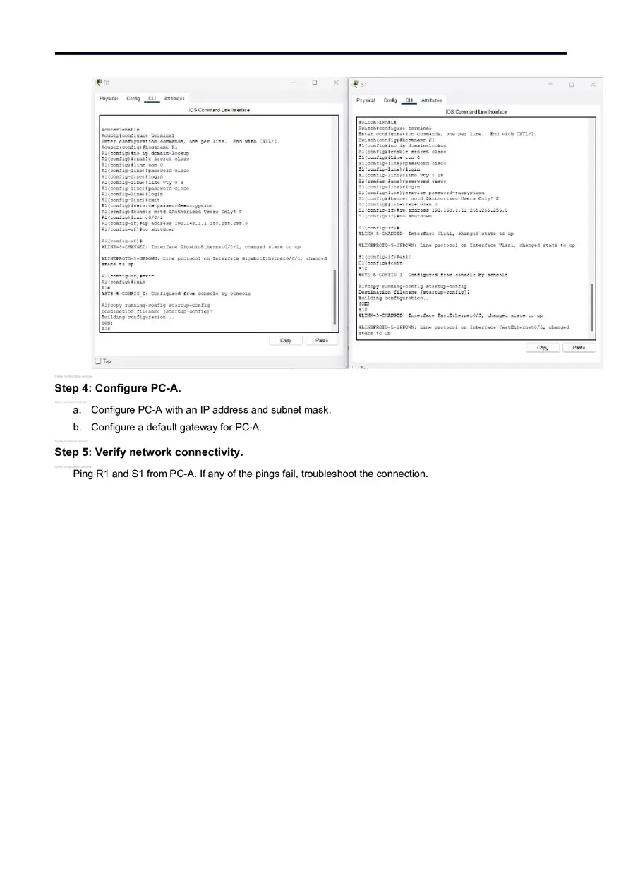 Lab - Secure Network Devices - Page 3