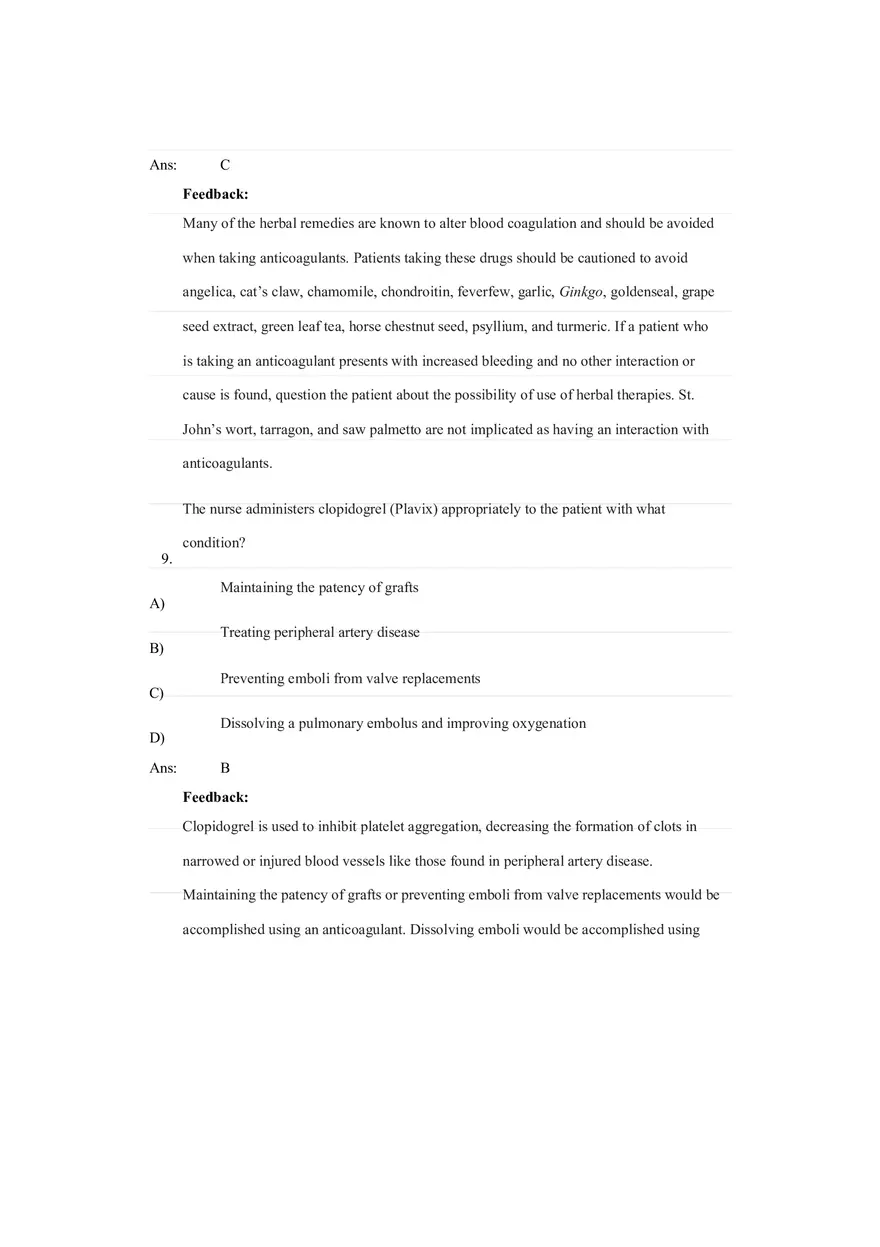 Drugs Affecting Blood Coagulation (Part 1) - Page 7