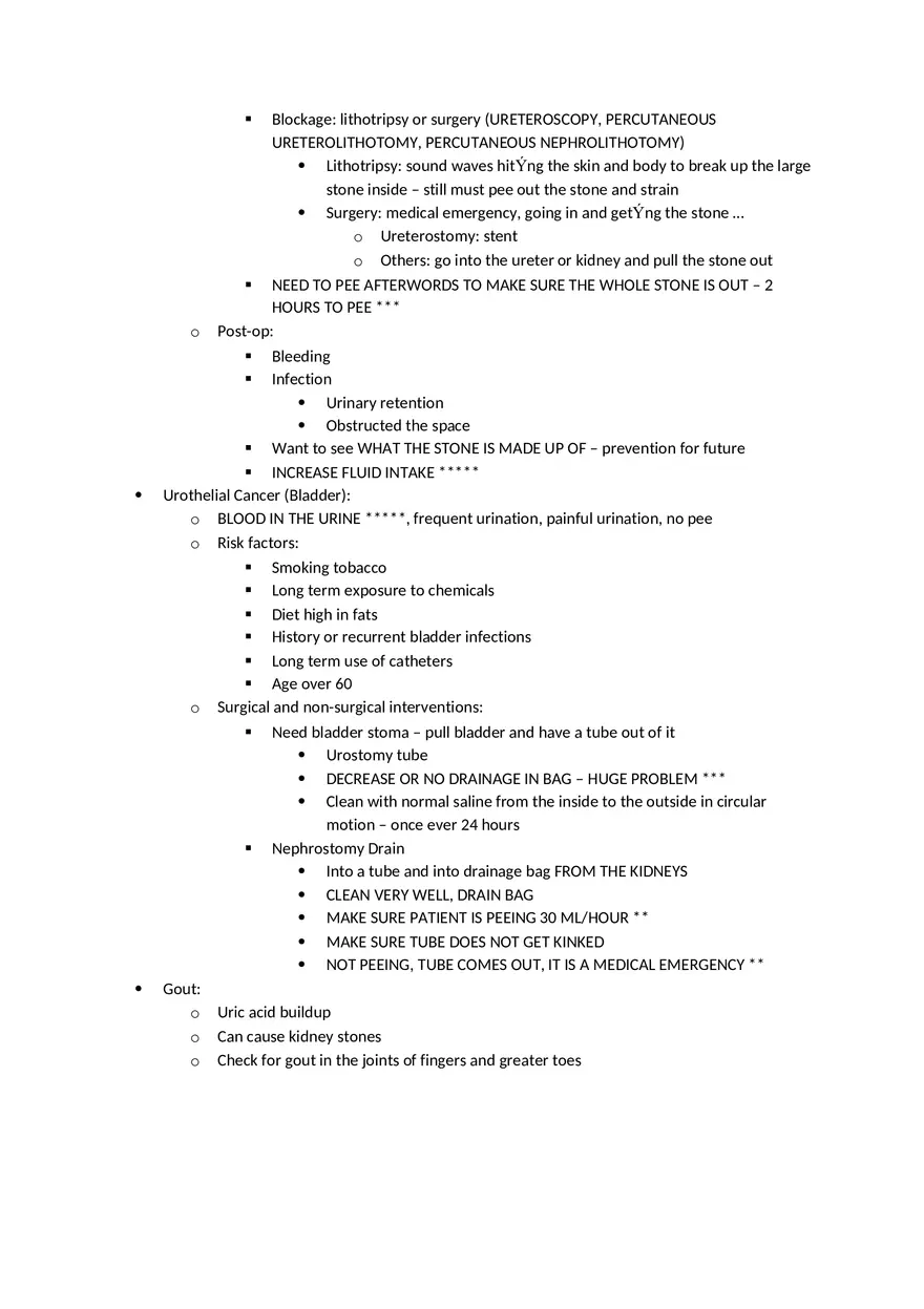 Adult Health HESI Study Guide Part 5 - Page 10