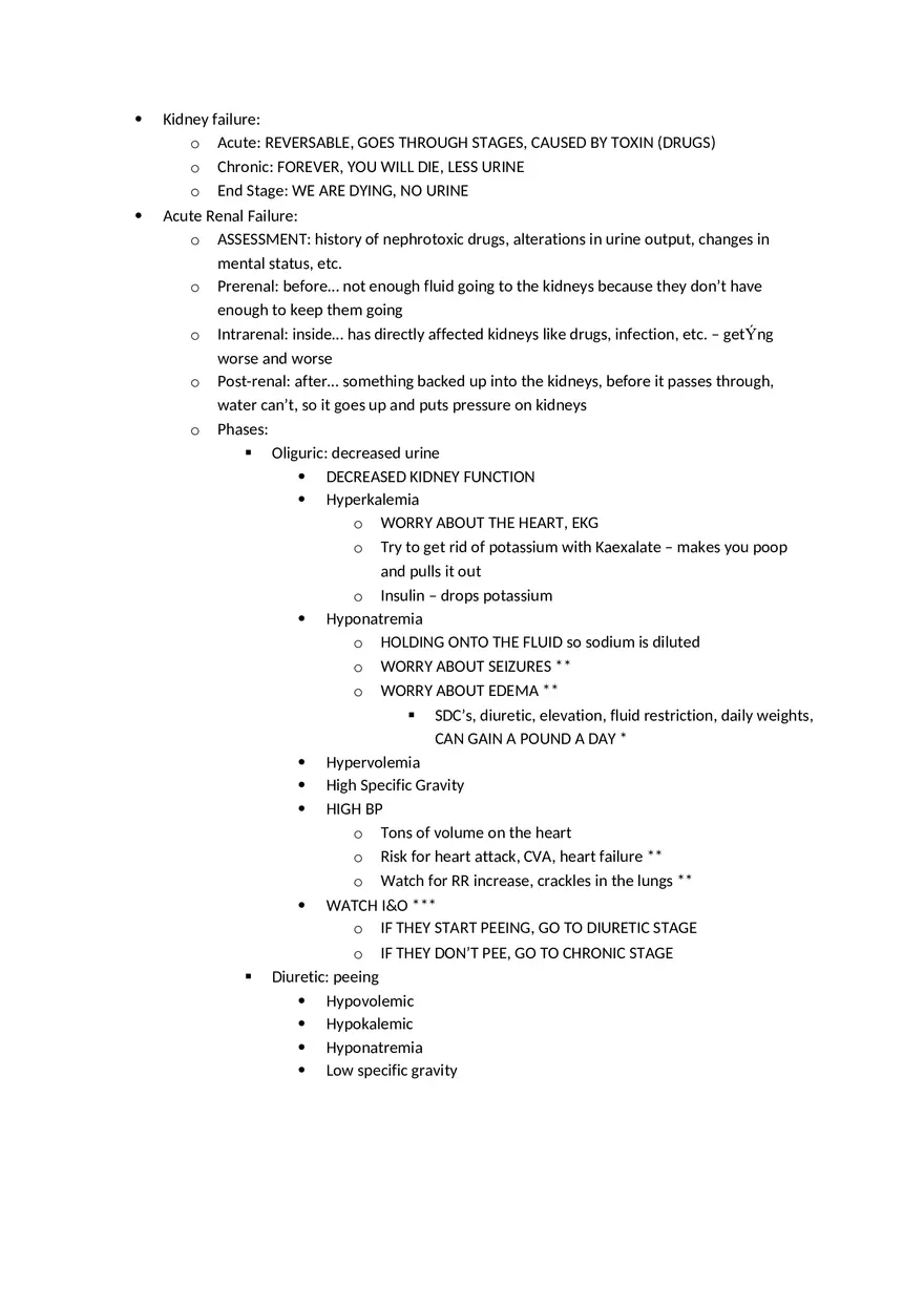 Adult Health HESI Study Guide Part 5 - Page 13