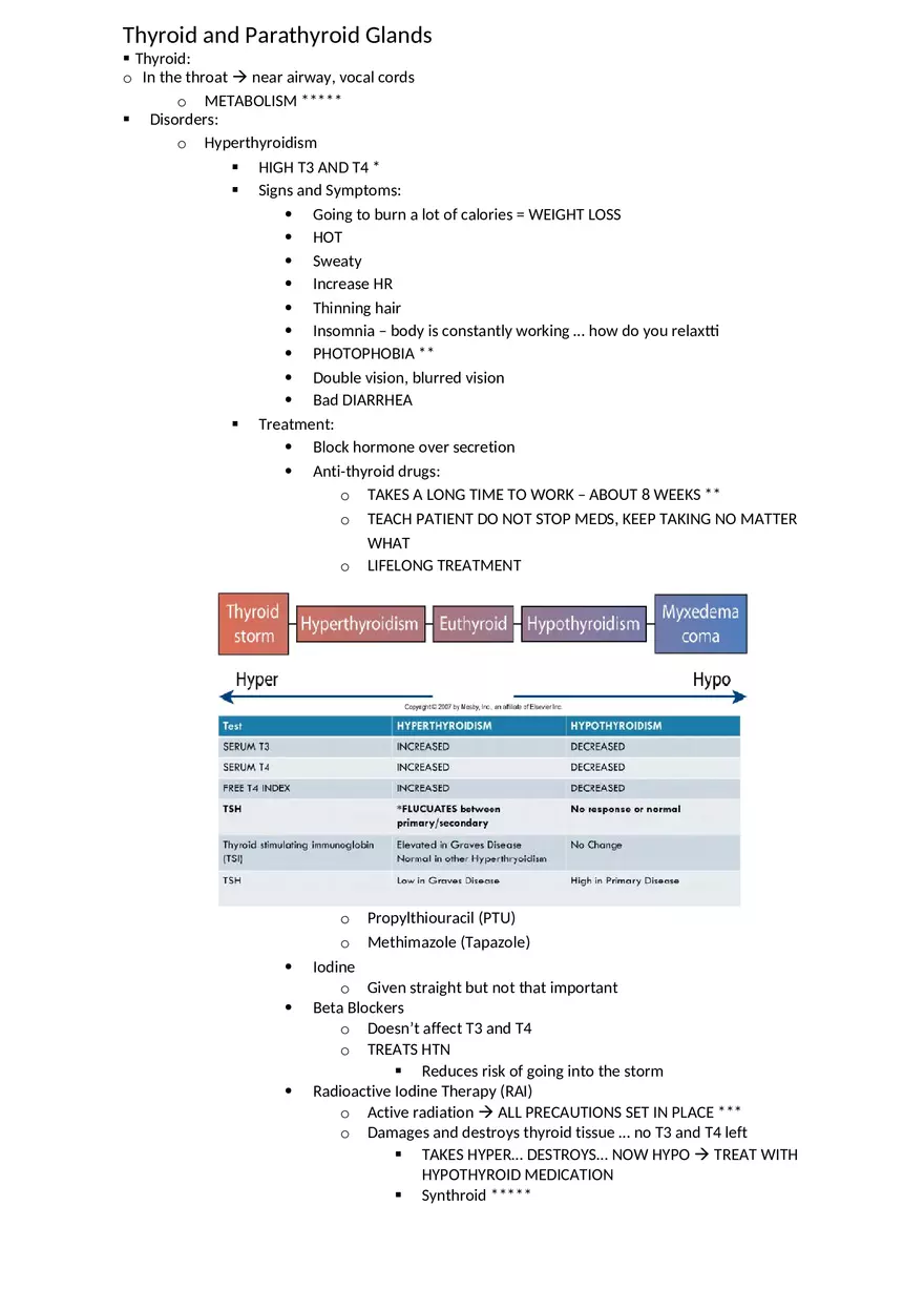 Adult Health HESI Study Guide Part 5 - Page 1