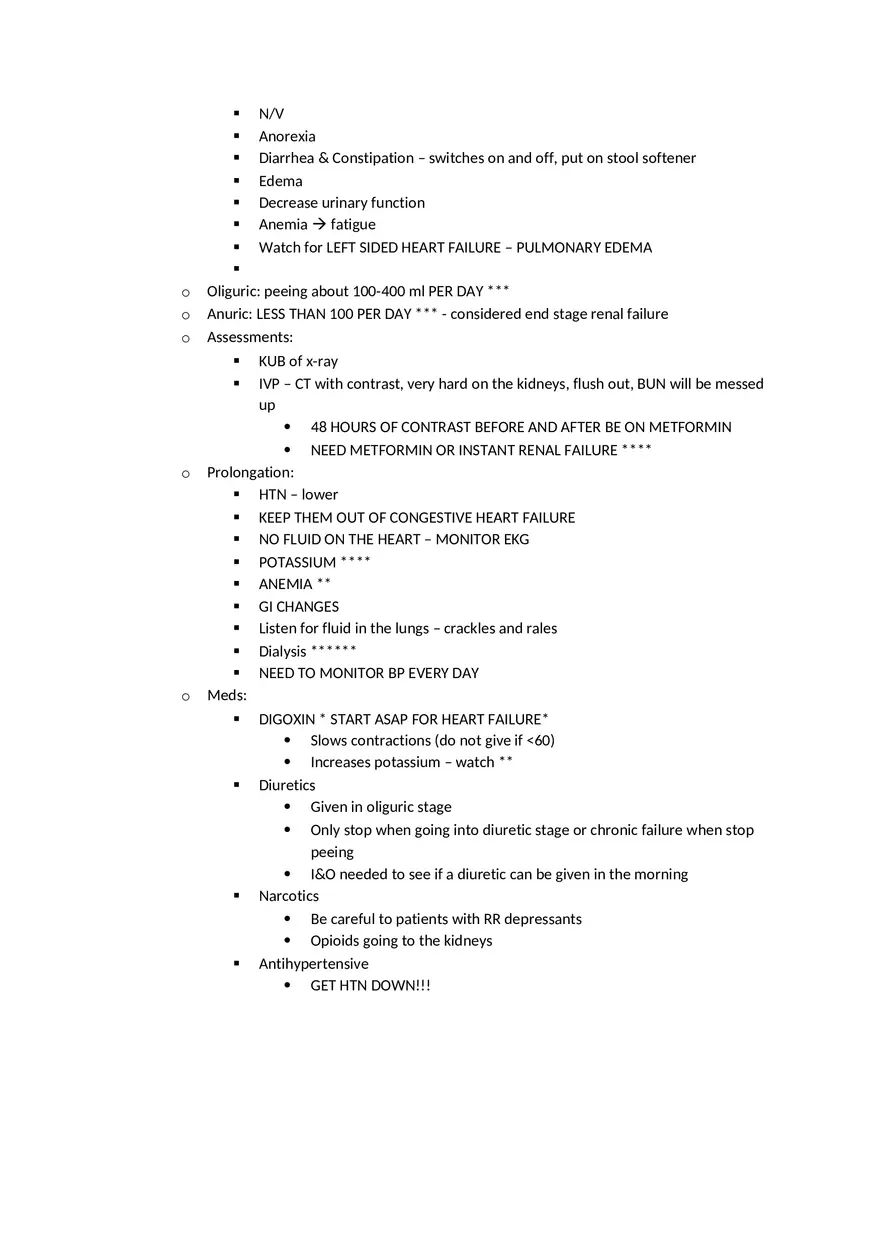 Adult Health HESI Study Guide Part 5 - Page 4