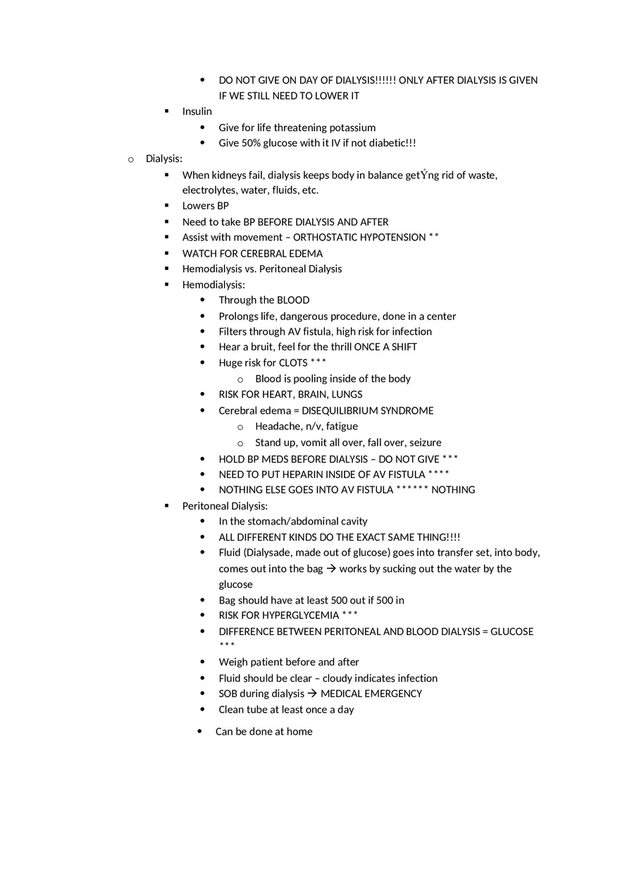 Adult Health HESI Study Guide Part 5 - Page 5