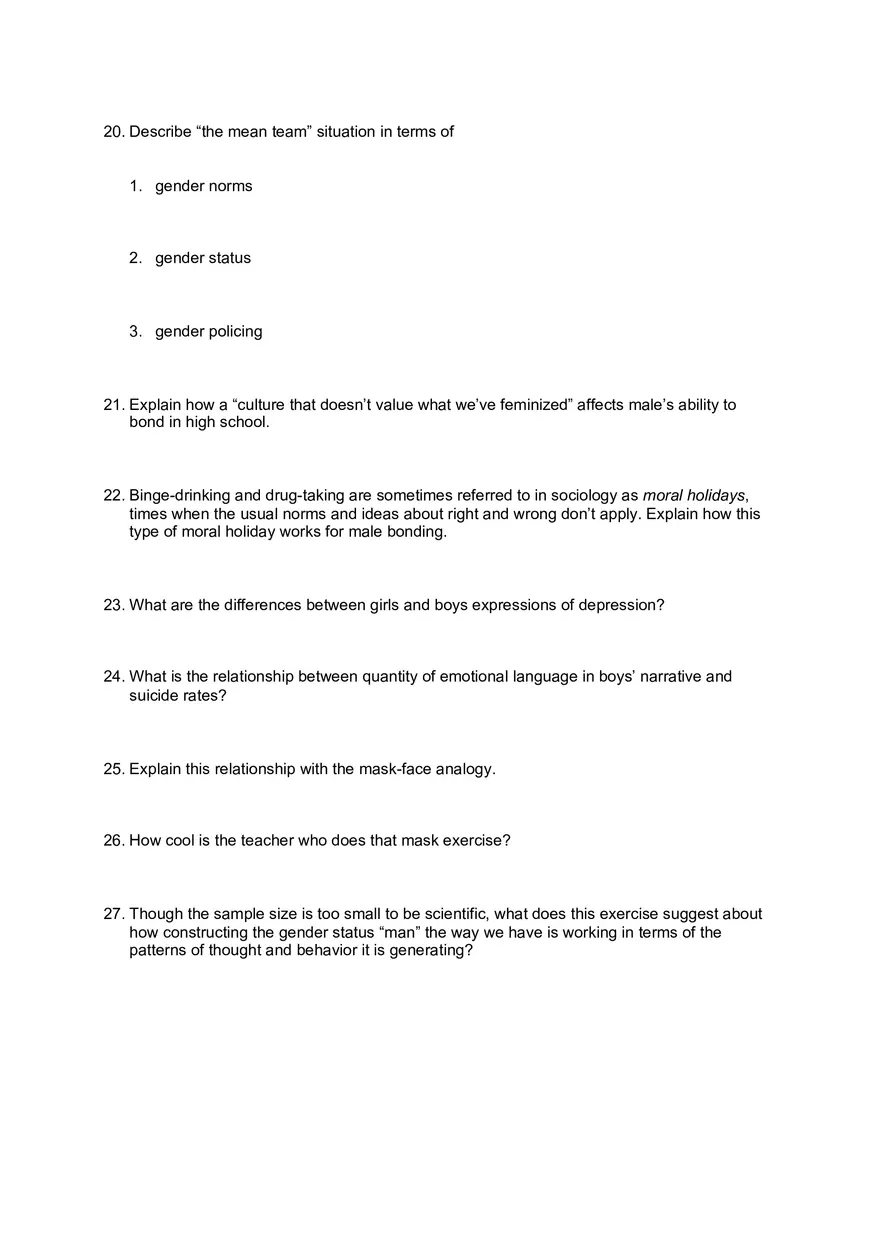 The Mask You Live in Study Guide - Page 3