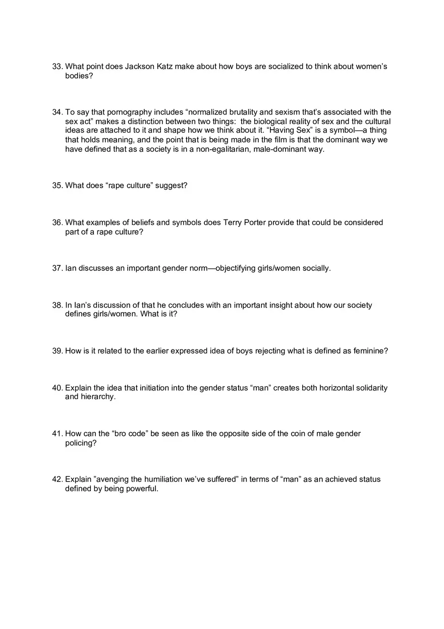 The Mask You Live in Study Guide - Page 5