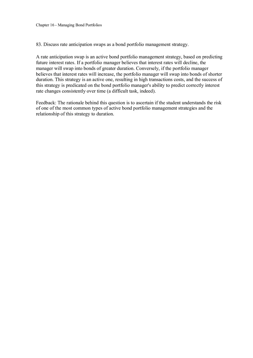 Managing Bond Portfolios Answer Key 4 - Page 4