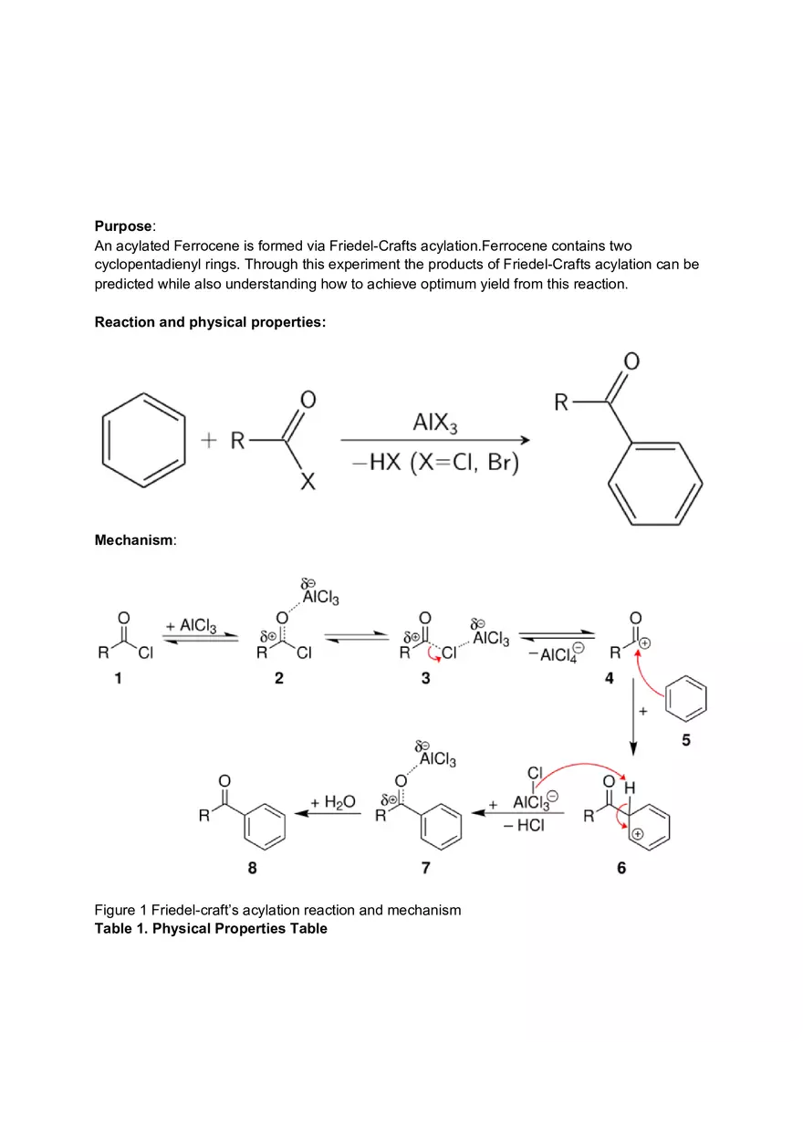 Experimental Organic Chemistry Experiment 5 - Lab Report - Page 1