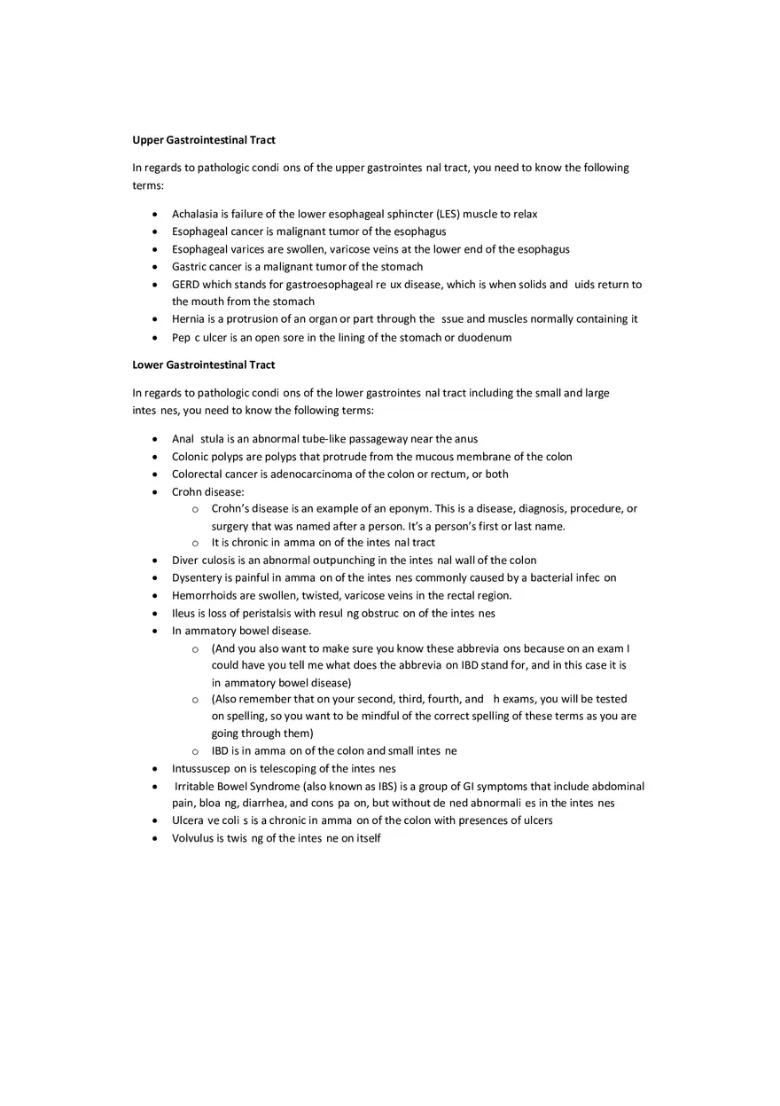 Chapter 5 Notes Digestive System - Page 9