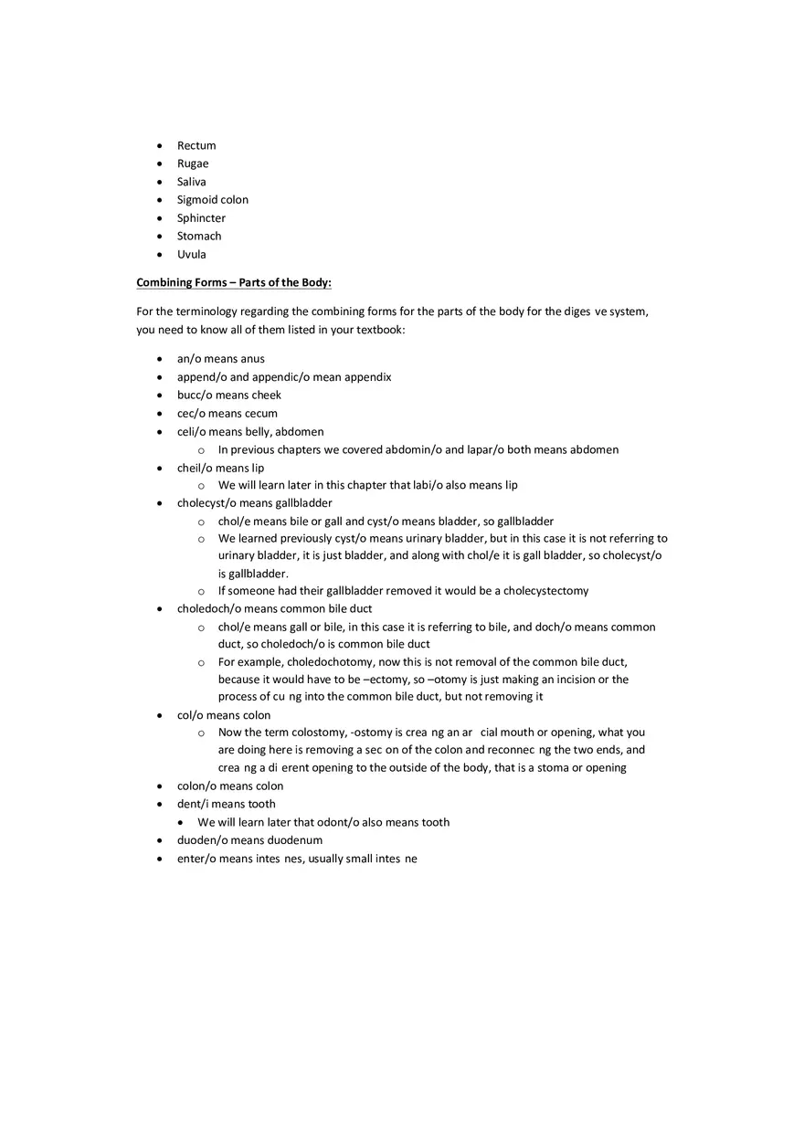 Chapter 5 Notes Digestive System - Page 5