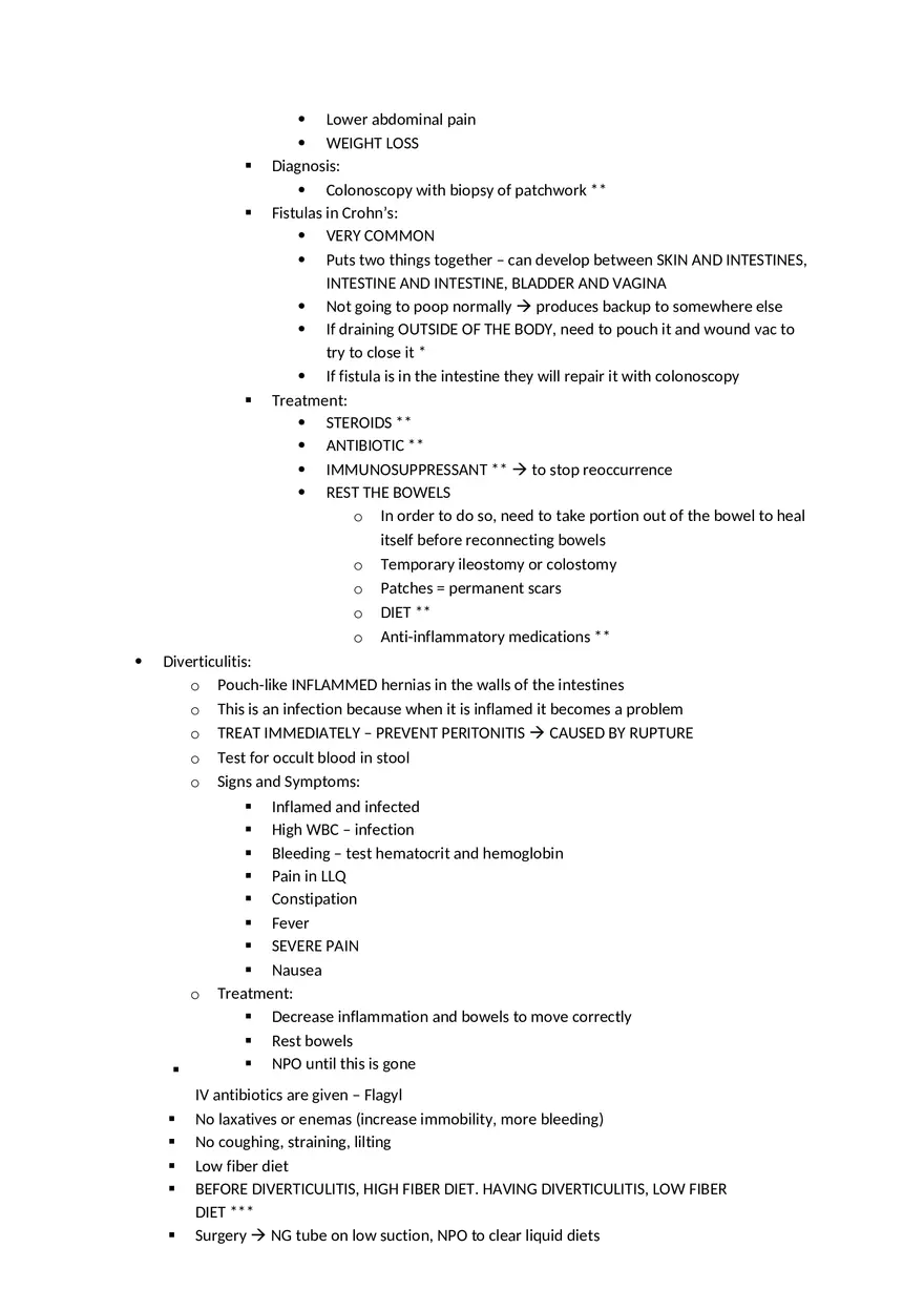 Adult Health HESI Study Guide Part 7 - Page 10