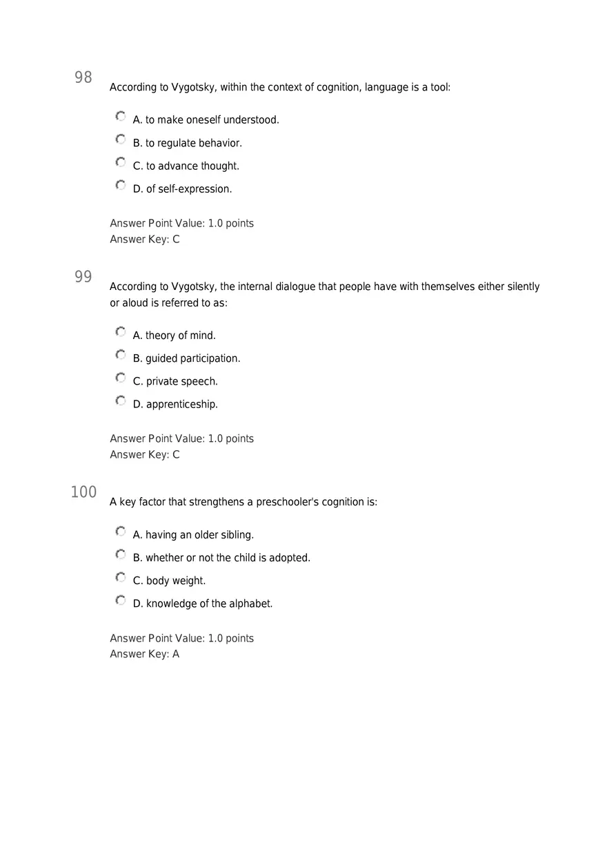 Early Childhood - Body and Mind Answers Part 4 - Page 7