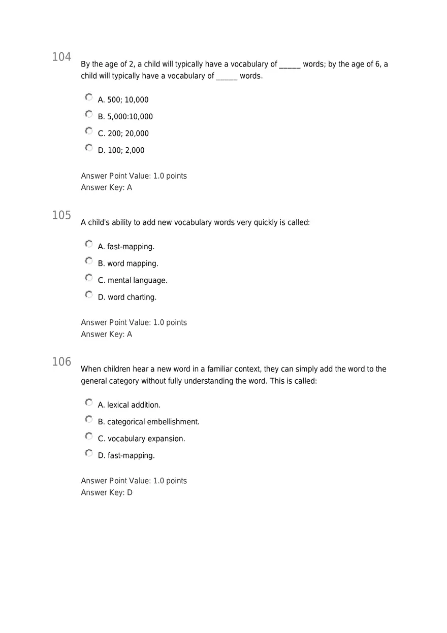 Early Childhood - Body and Mind Answers Part 4 - Page 9