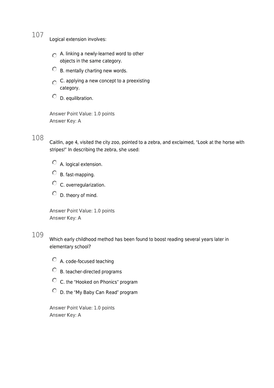 Early Childhood - Body and Mind Answers Part 4 - Page 10