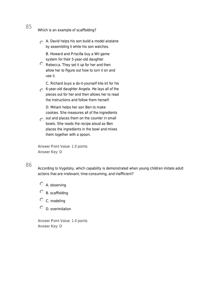 Early Childhood - Body and Mind Answers Part 4 - Page 2