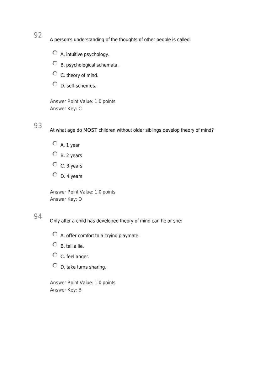 Early Childhood - Body and Mind Answers Part 4 - Page 5