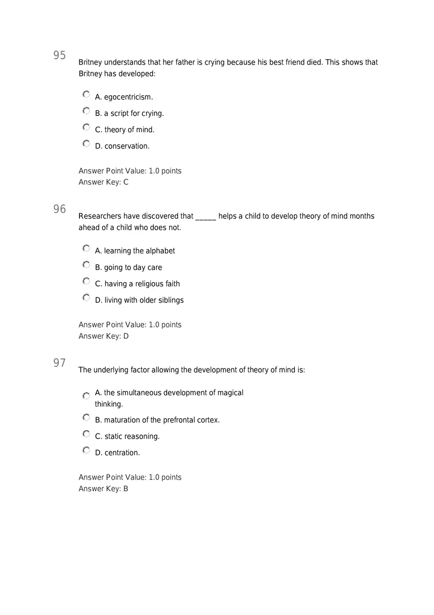 Early Childhood - Body and Mind Answers Part 4 - Page 6