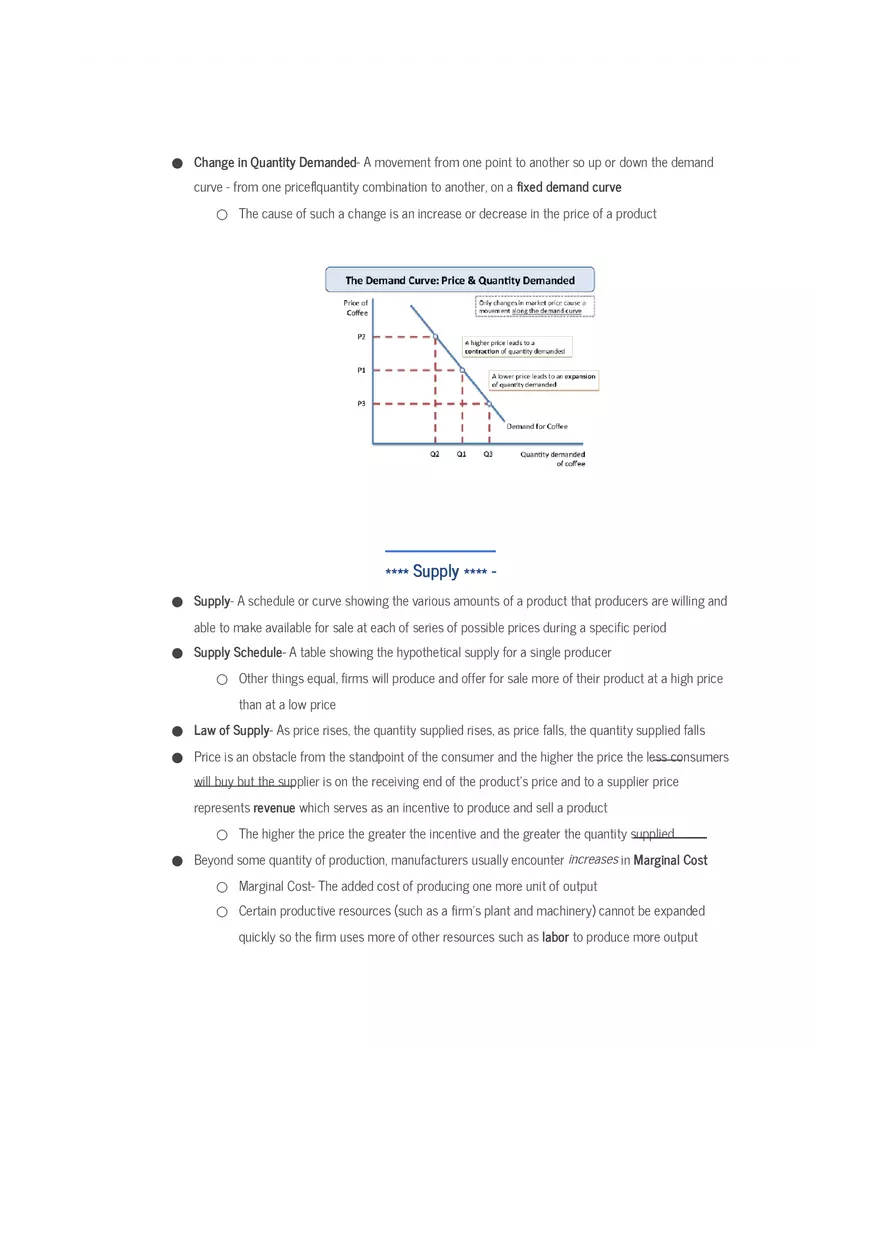 Microeconomics Final Exam Review Sheet Part 2 - Page 8