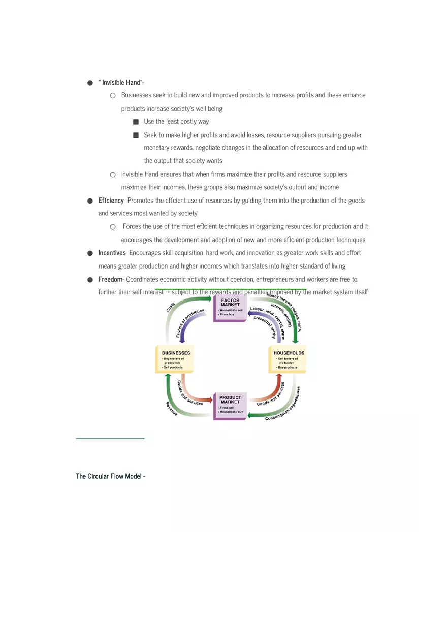 Microeconomics Final Exam Review Sheet Part 2 - Page 1