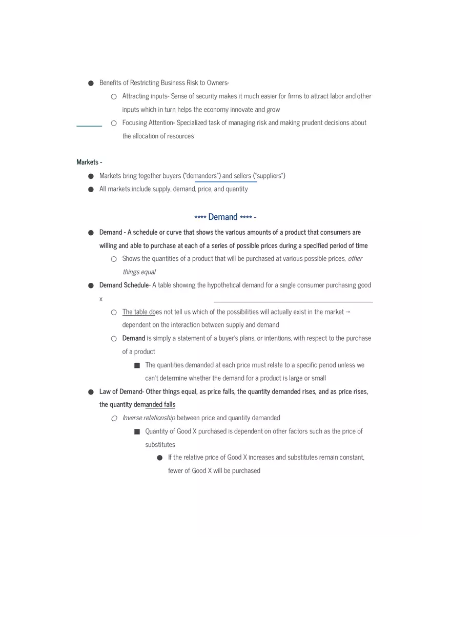 Microeconomics Final Exam Review Sheet Part 2 - Page 3