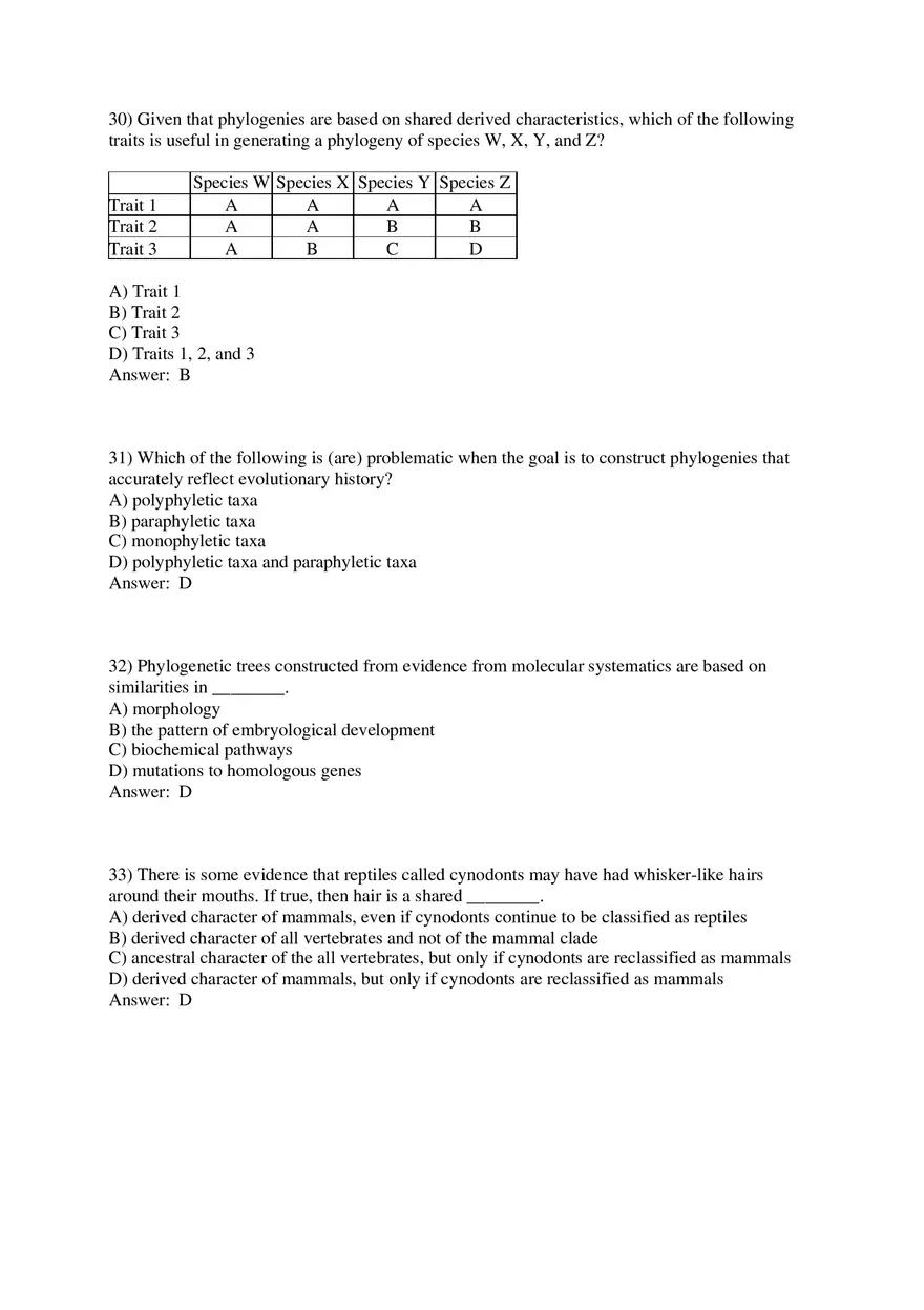 Phylogeny and the Tree of Life Part 1 - Page 8