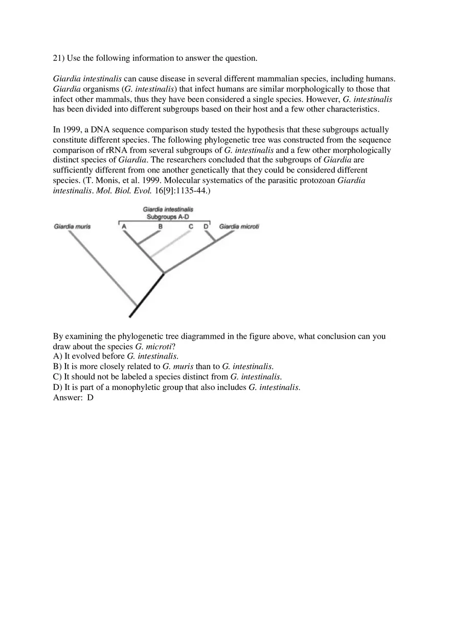 Phylogeny and the Tree of Life Part 1 - Page 17