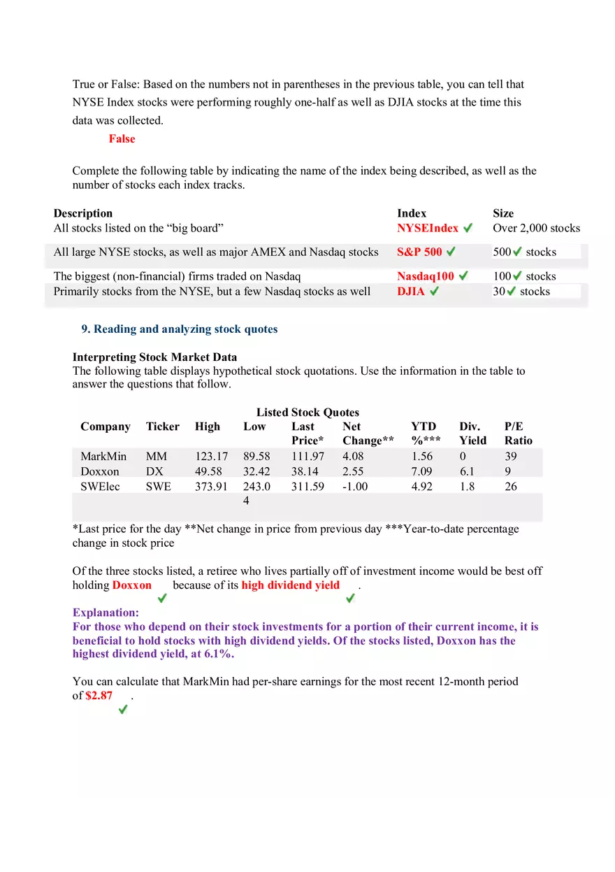 Vocabulary - Investment Planning Assignment - Page 7