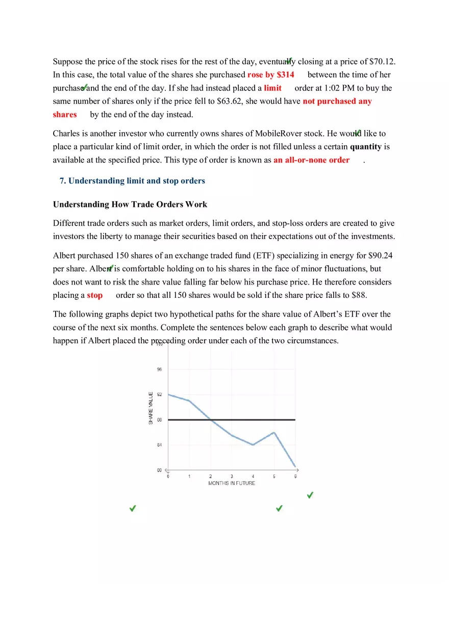 Vocabulary - Investment Planning Assignment - Page 5