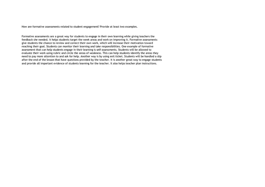 How Are Formative Assessments Related to Student Engagement - Page 1