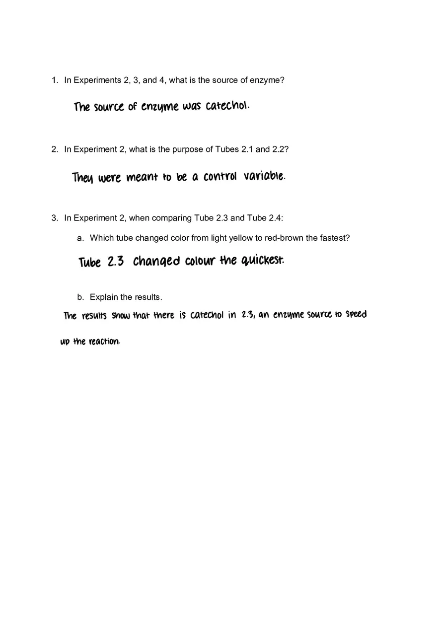 Lab 06 - Enzyme Activity - Page 7