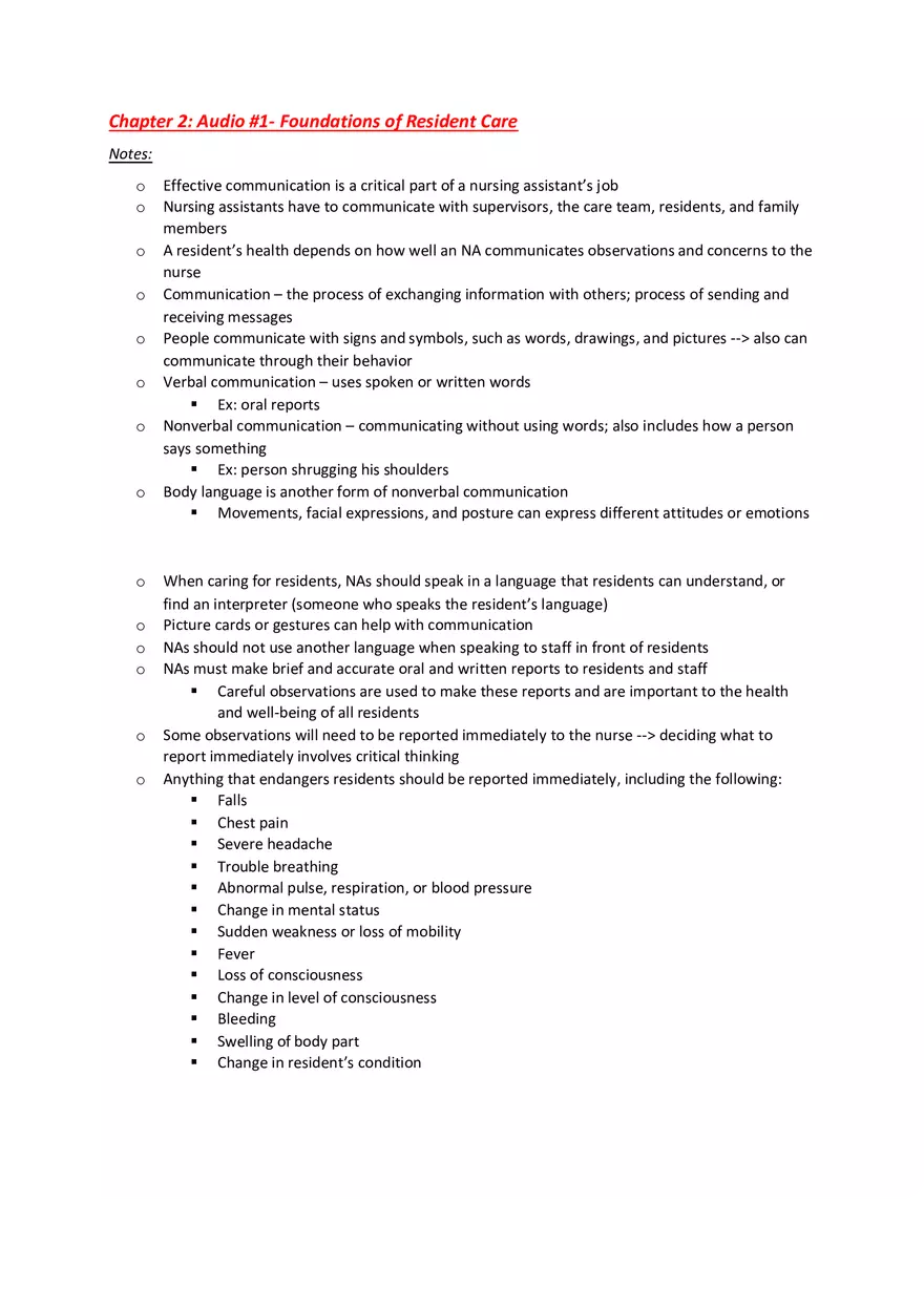 Foundations of Resident Lecture Notes 1-4 Part 1 - Page 1