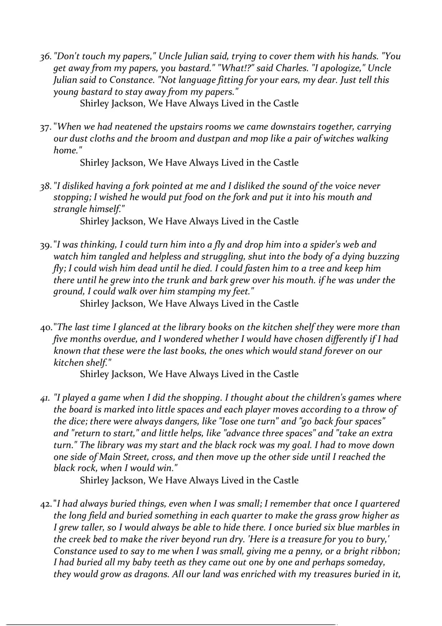 We Have Always Lived in the Castle - Page 5