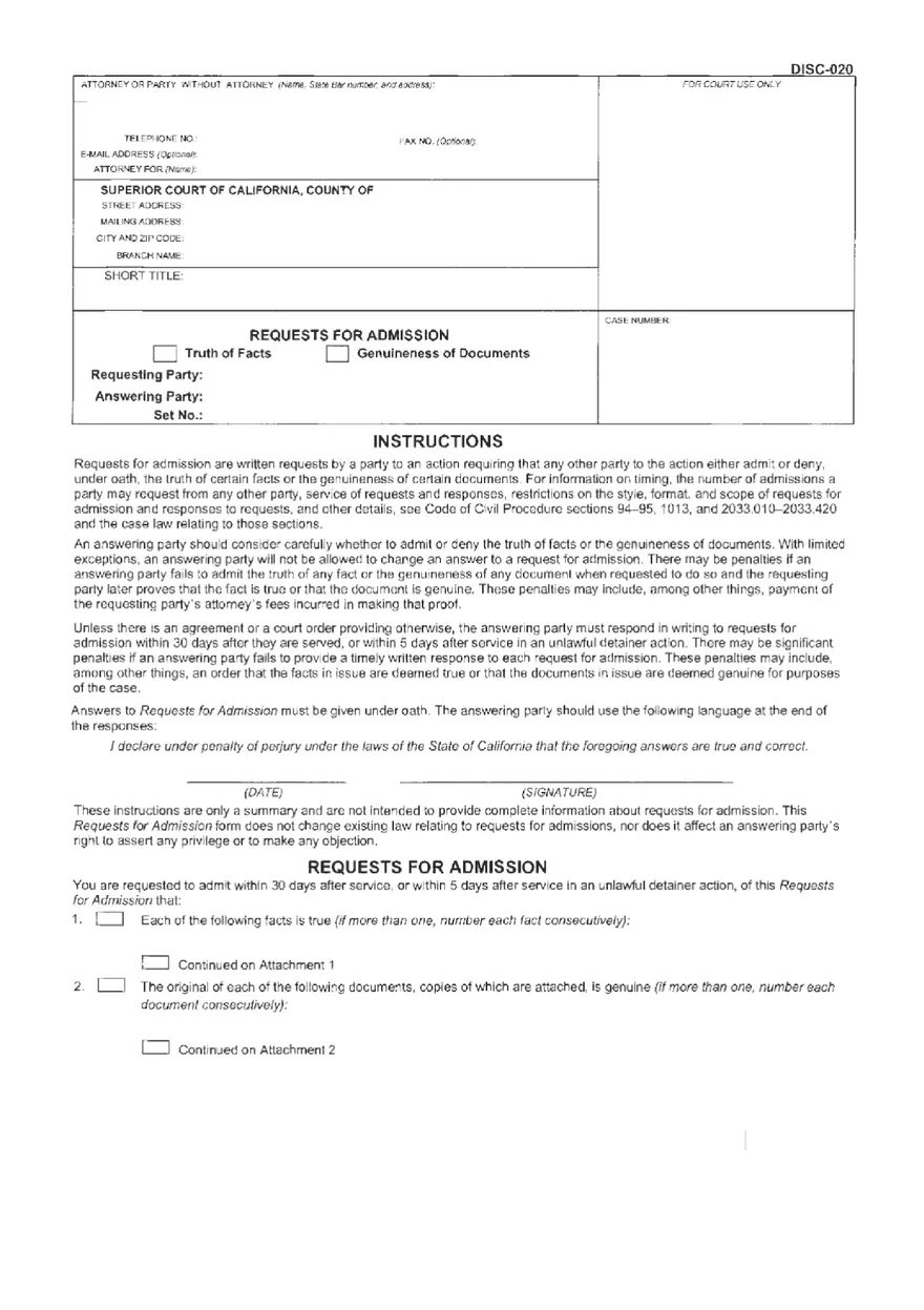 Sample Discovery Documents Part 1 - Page 2