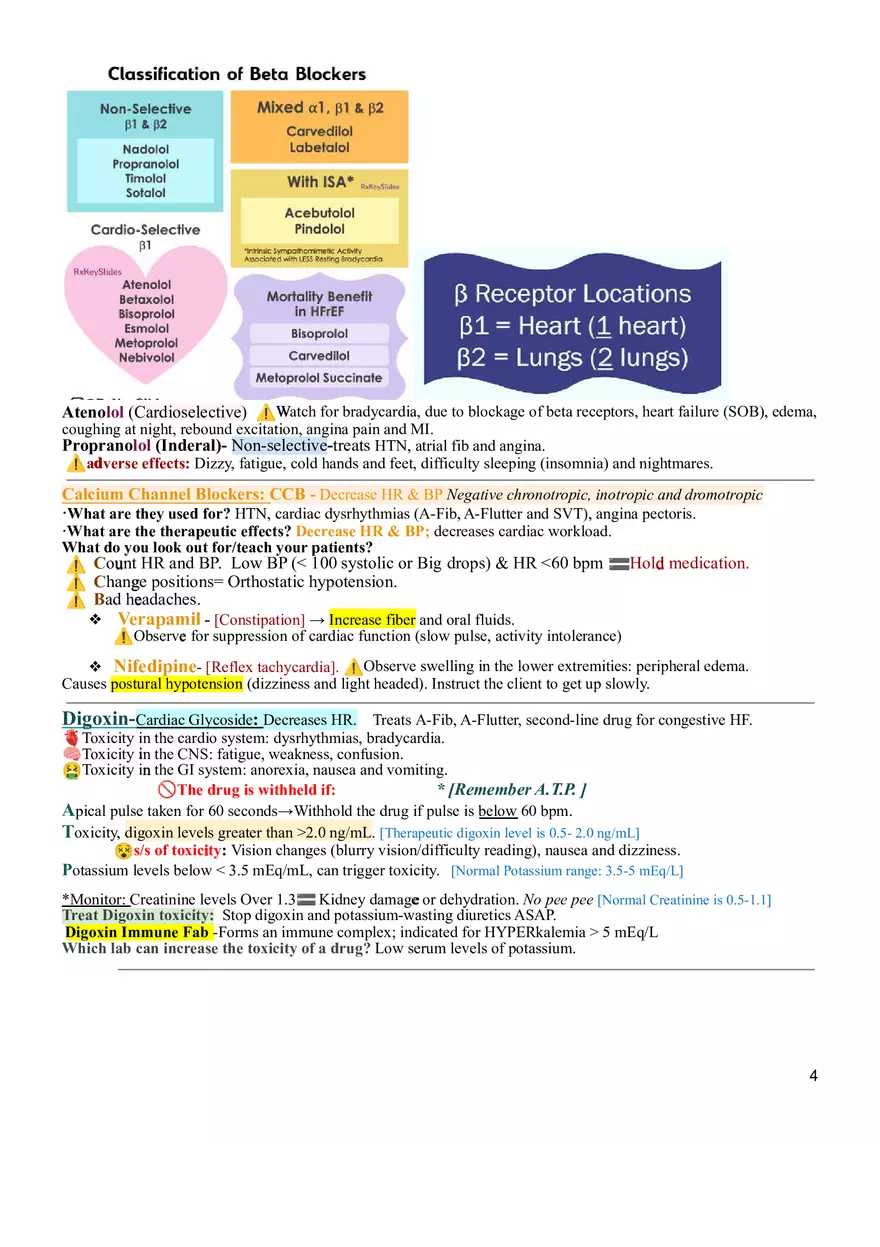 Pharmacology Exam 2-2 - Study Guide - Page 4