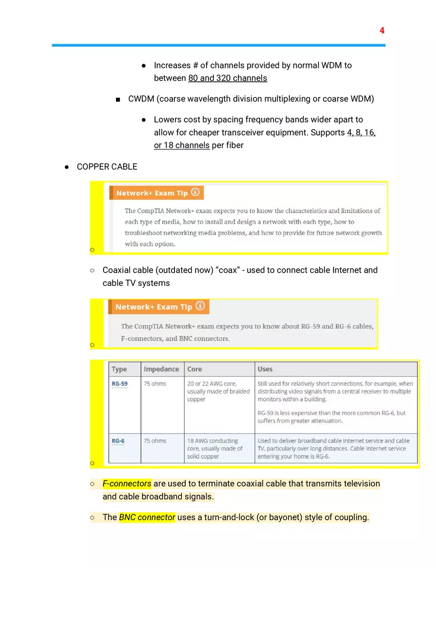 Networking+ Ch 5 Notes - Page 8