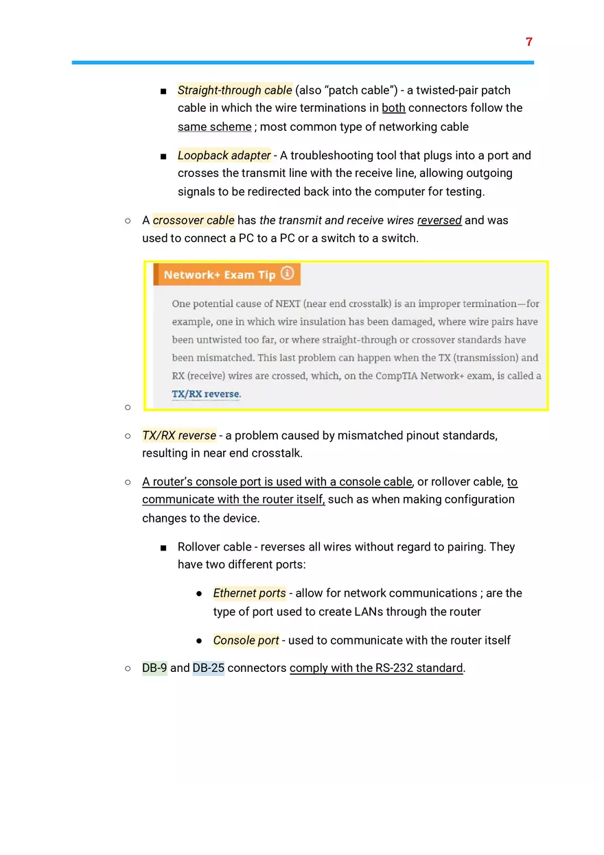 Networking+ Ch 5 Notes - Page 11