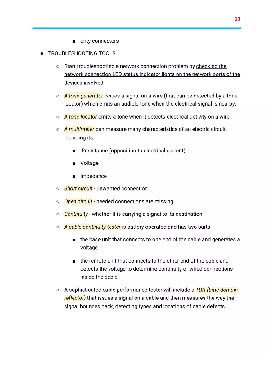 Networking+ Ch 5 Notes - Page 5