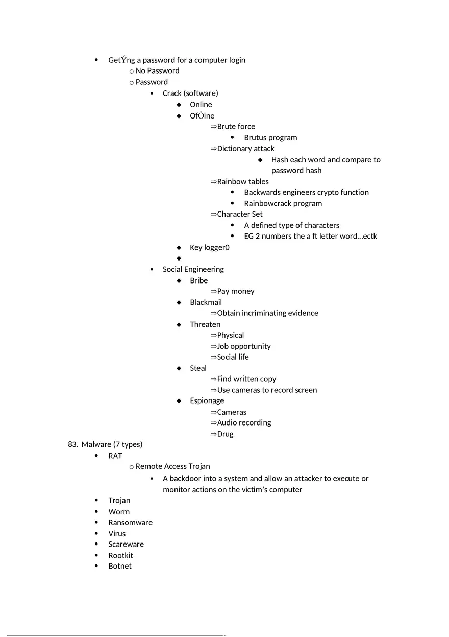 Lectures 1-8 - Computer Security Notes - Page 9