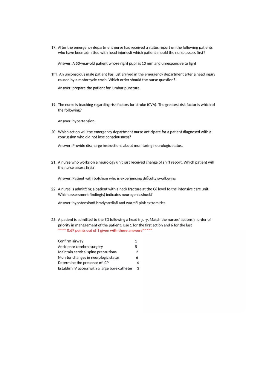 Neuro Exam Med Surg 3 - Page 3