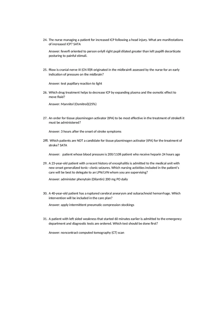 Neuro Exam Med Surg 3 - Page 4