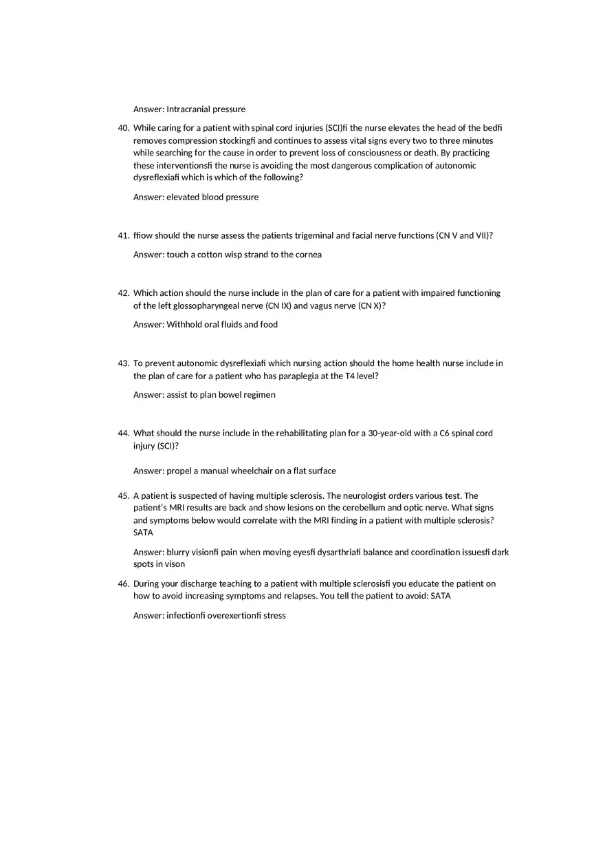 Neuro Exam Med Surg 3 - Page 6