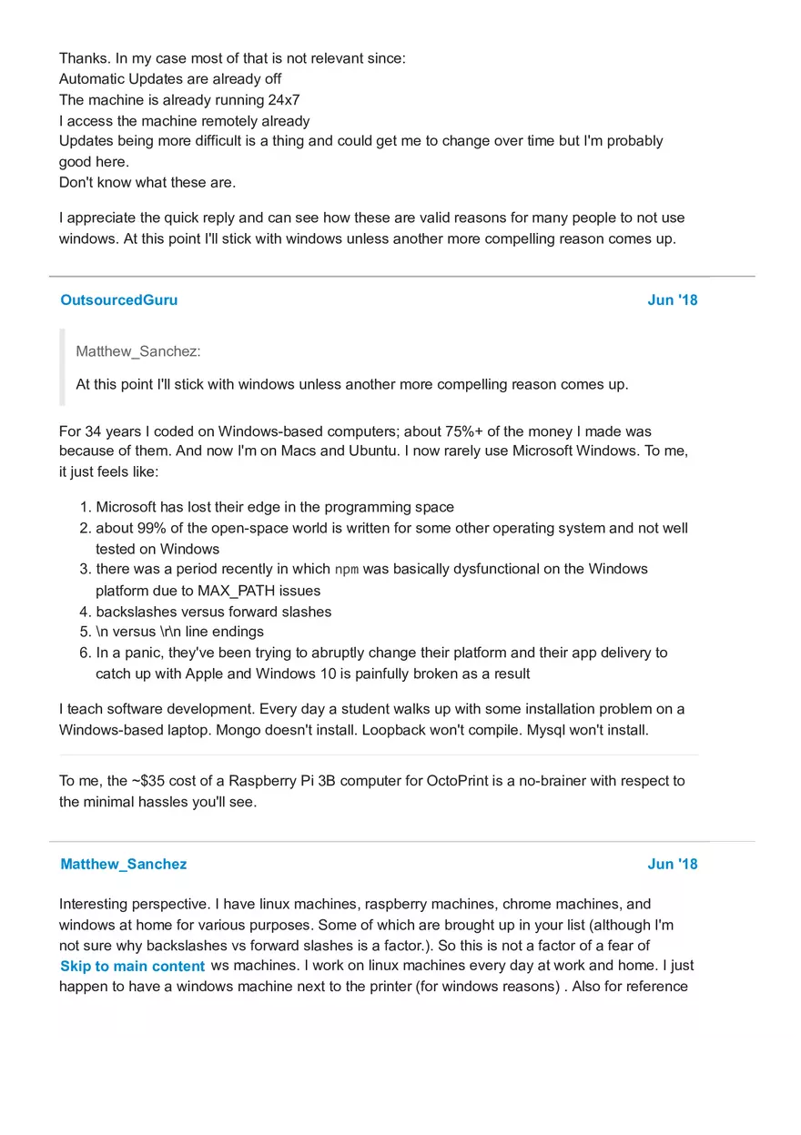 Setting Up Octo Print on Windows - Page 3