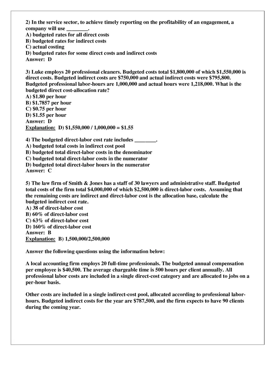 Chapter 4 Job Costing Answer Key Part 4 - Page 7
