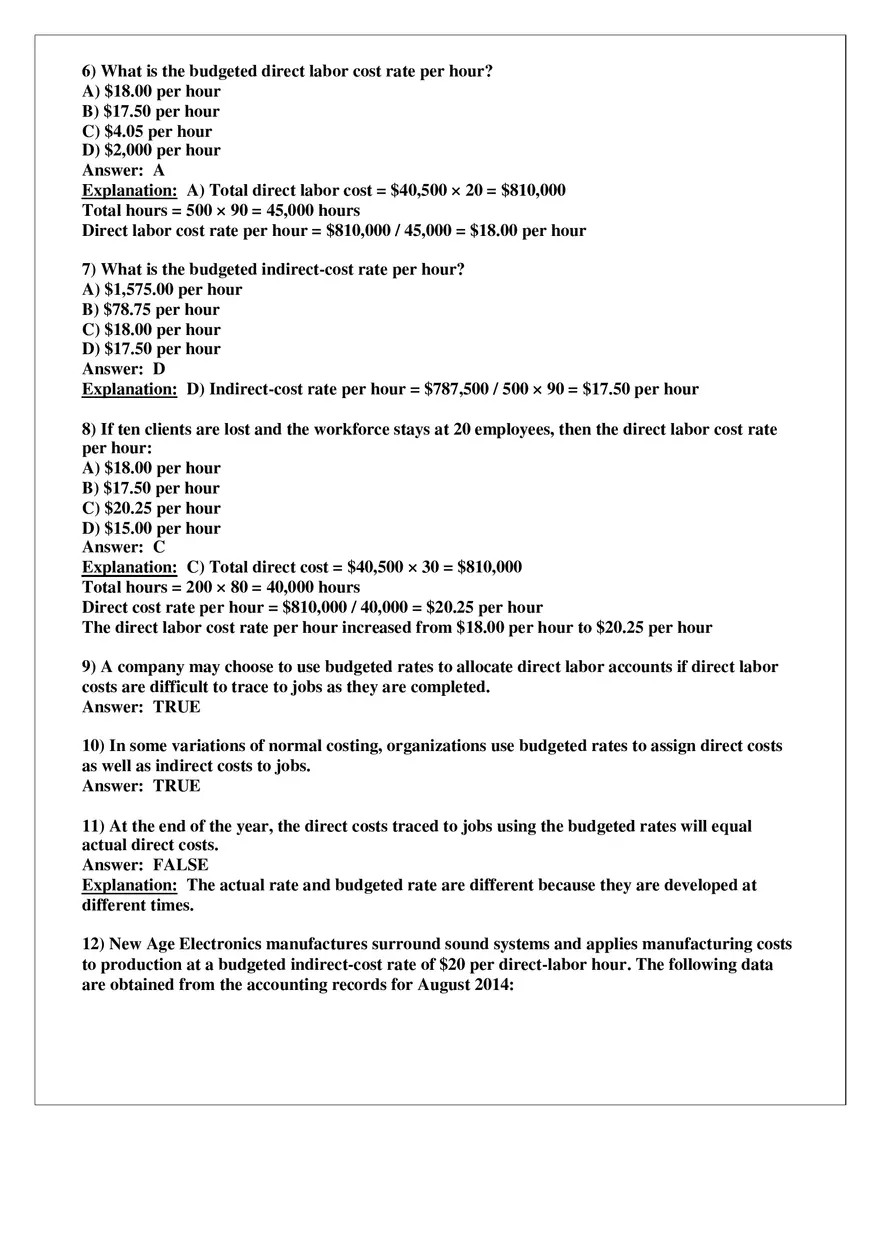 Chapter 4 Job Costing Answer Key Part 4 - Page 8