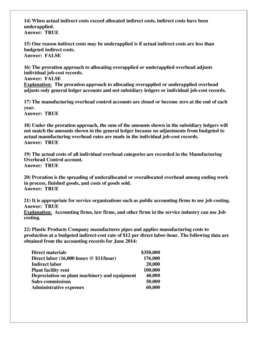 Chapter 4 Job Costing Answer Key Part 4 - Page 2