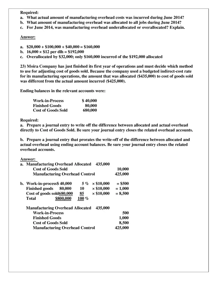 Chapter 4 Job Costing Answer Key Part 4 - Page 3