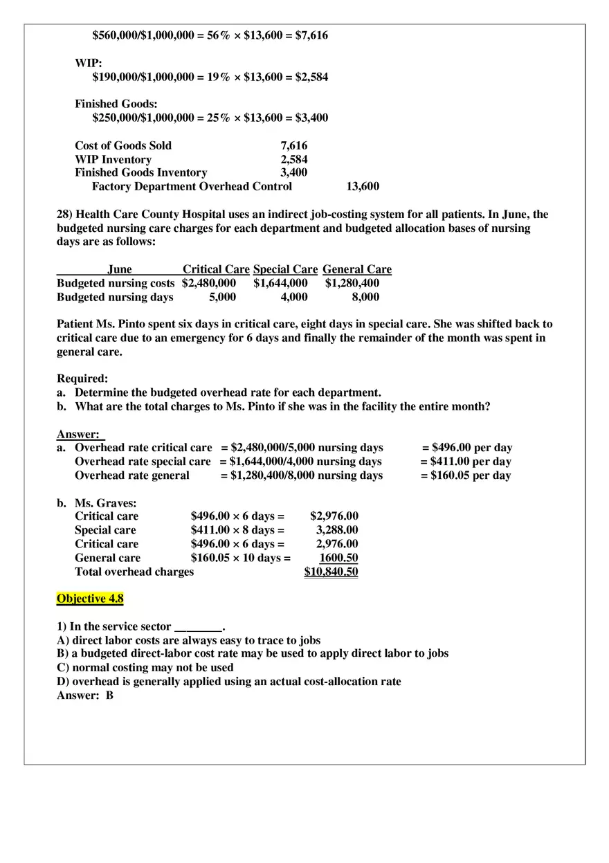 Chapter 4 Job Costing Answer Key Part 4 - Page 6