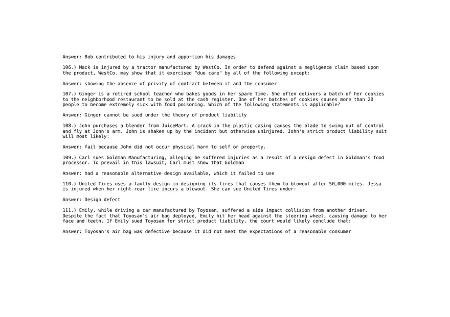 Legal Environment of Business 57-105 Answers - Page 4