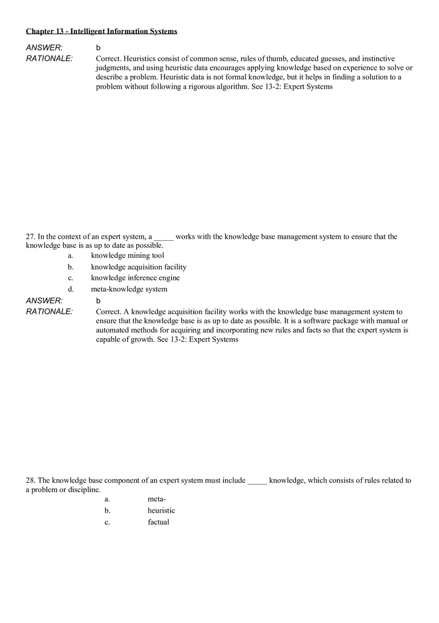 Intelligent Information Systems Answer Key 2 - Page 3
