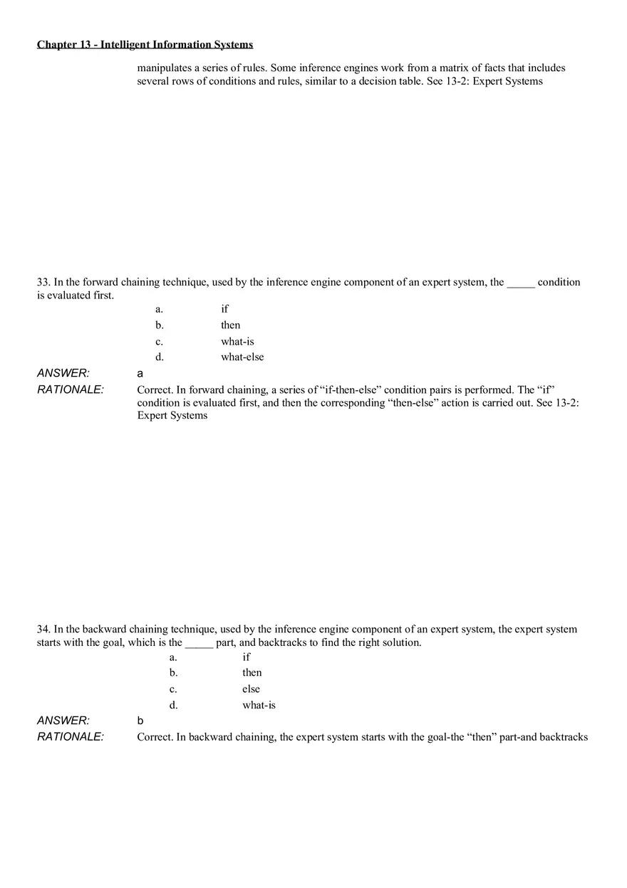 Intelligent Information Systems Answer Key 2 - Page 6