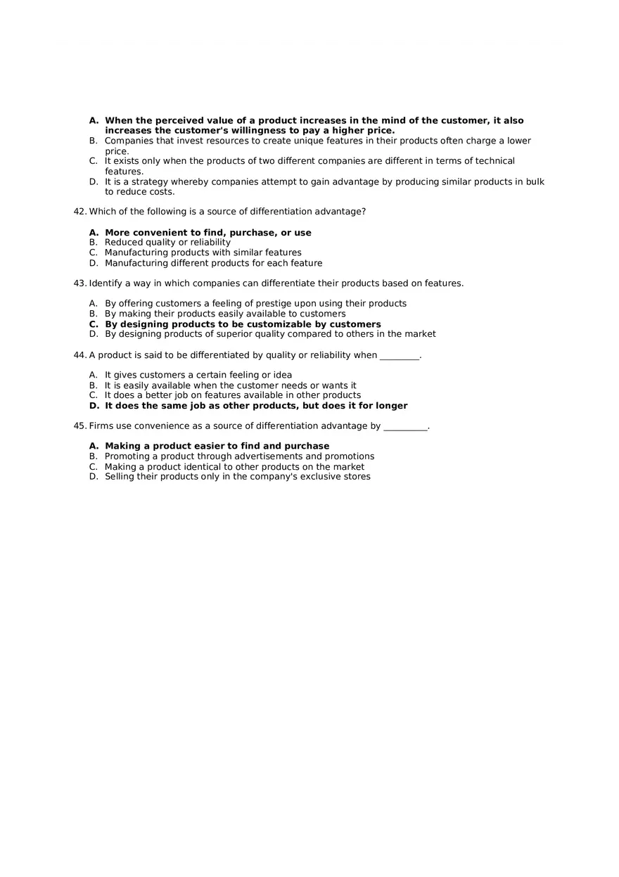 Differentiation Advantage Answer Key 2 - Page 7